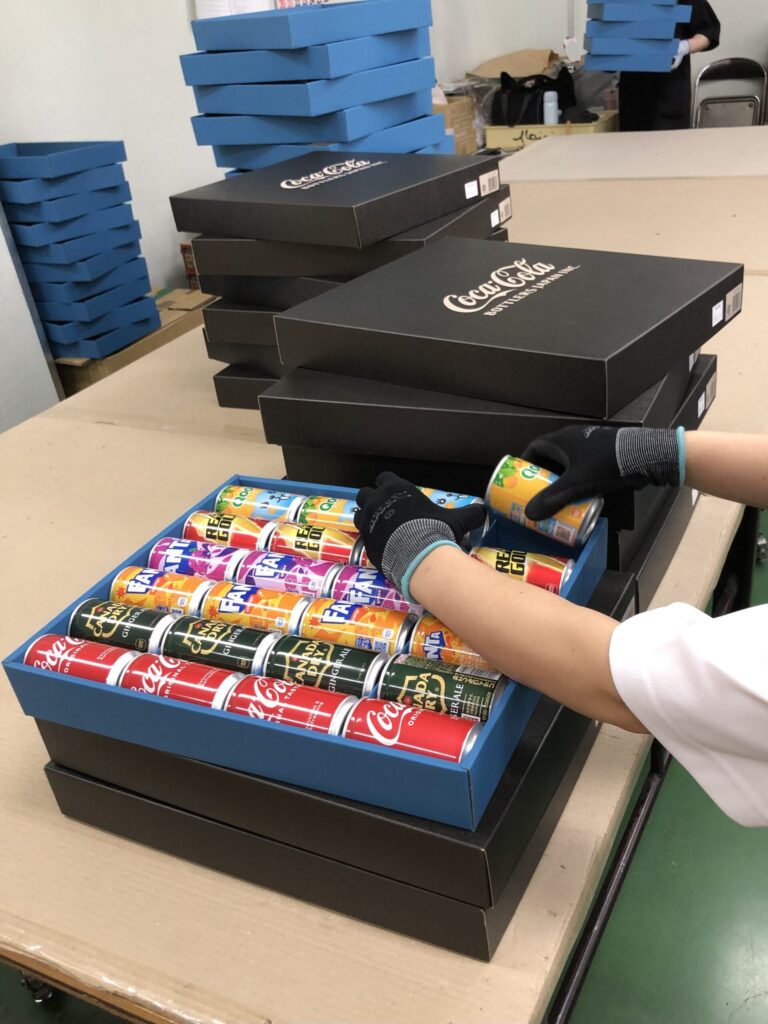 南館2F ギフト製品セットアップ作業①